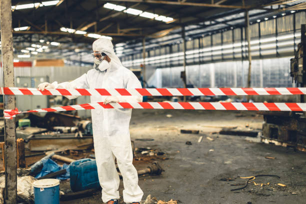 Professional Biohazard technician working in Whitewater, WI